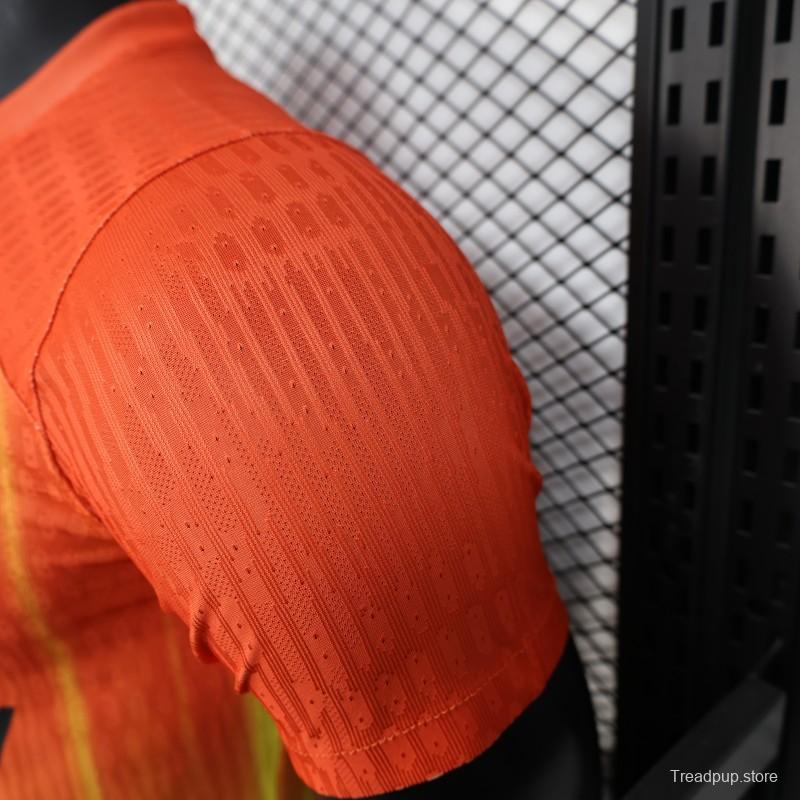 Player Version 25/26 FC Barcelona Orange with Flame Gradient Jersey