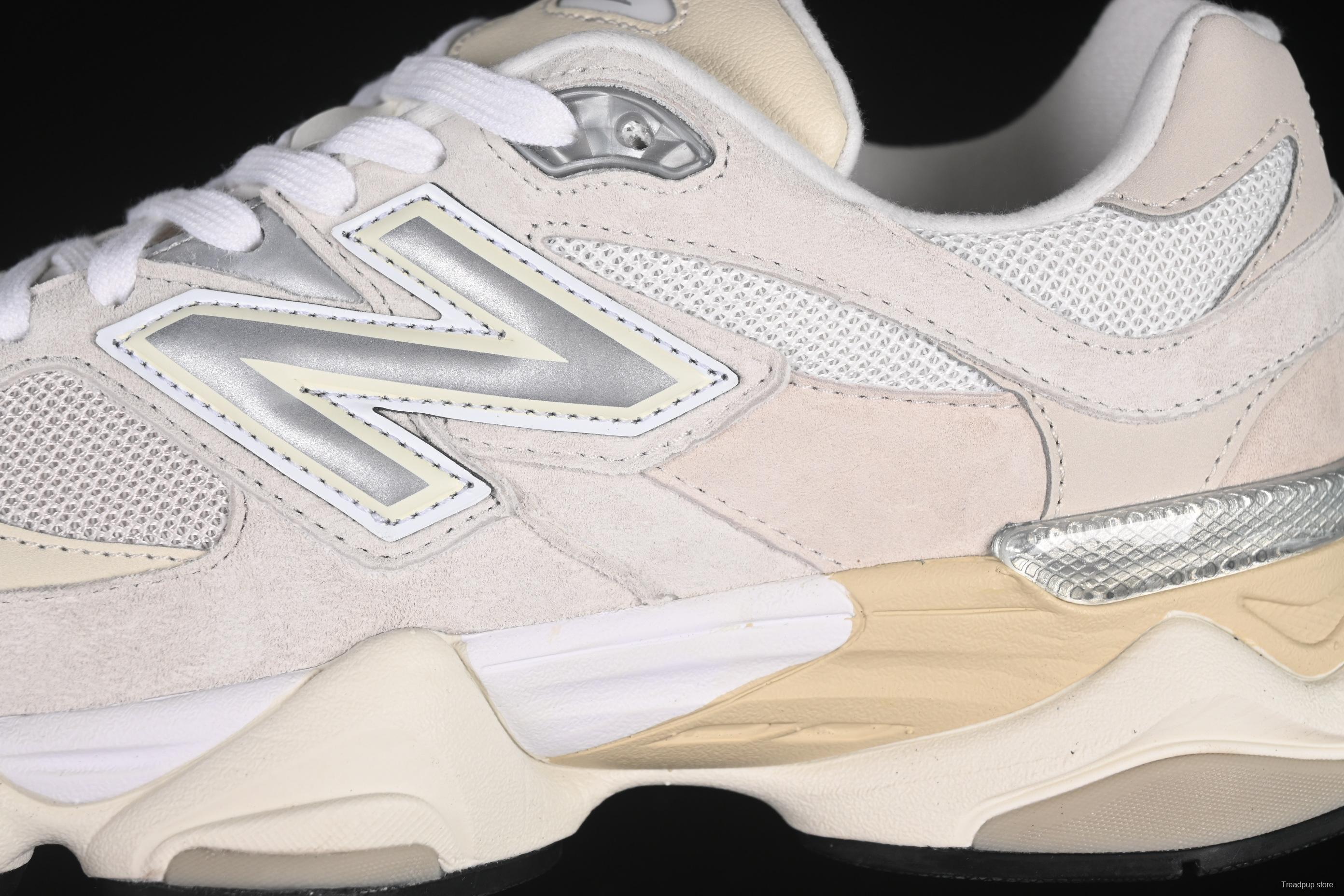 New Balance Joe Freshgoods x New Balance 9060 Retro Running Shoes with ABZORB Cushioning - U9060WHT