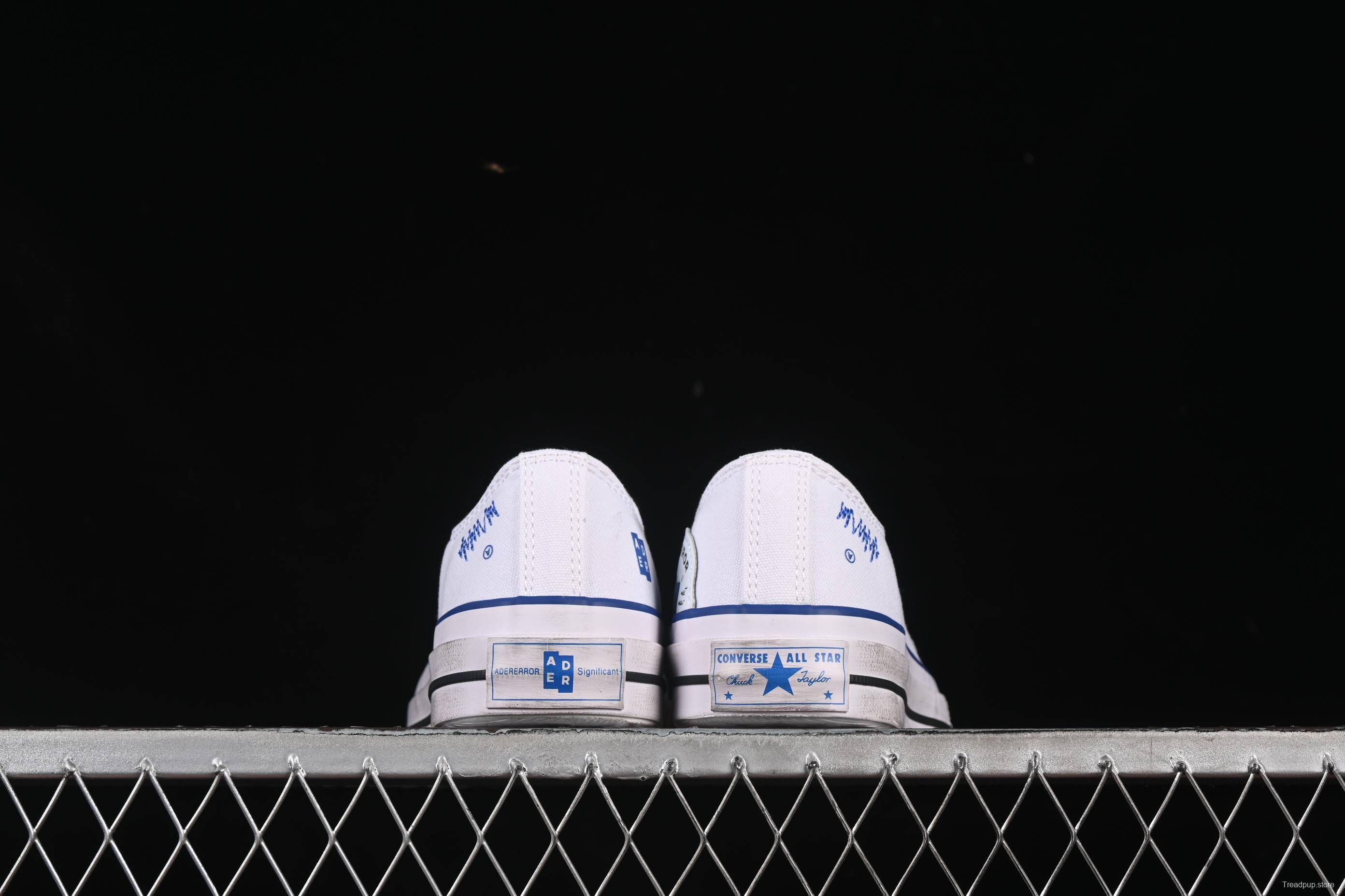 Ader Error x Converse Low-Top Casual Canvas Sneakers with Special Pattern Print - A14289C