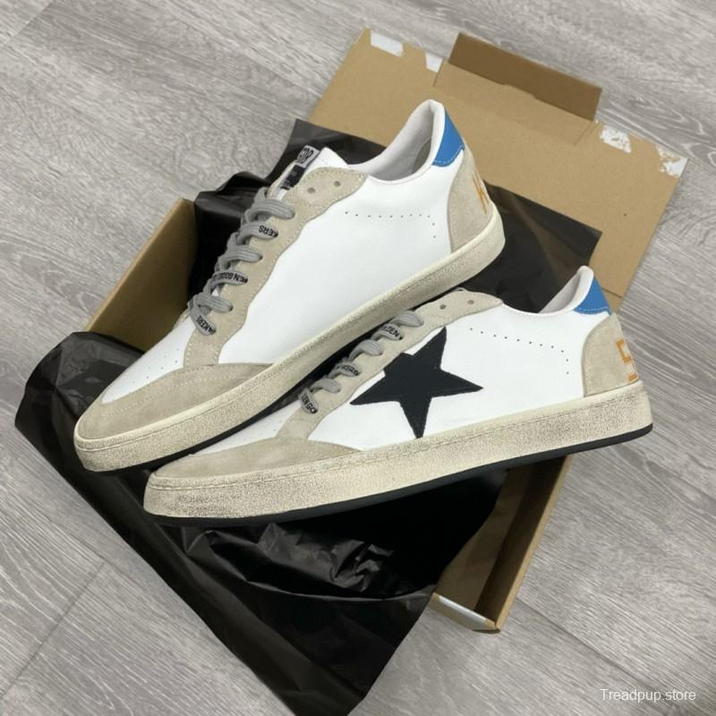 2024 Unisex GGDB White Beige Black Blue Leather Suede Sneakers MJ00260