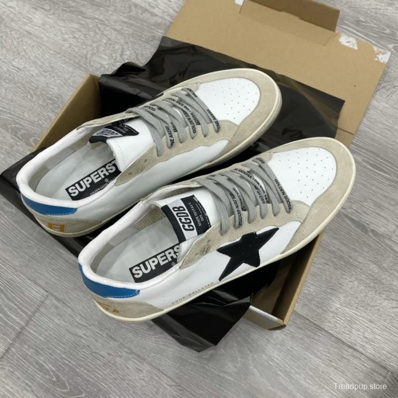 2024 Unisex GGDB White Beige Black Blue Leather Suede Sneakers MJ00260