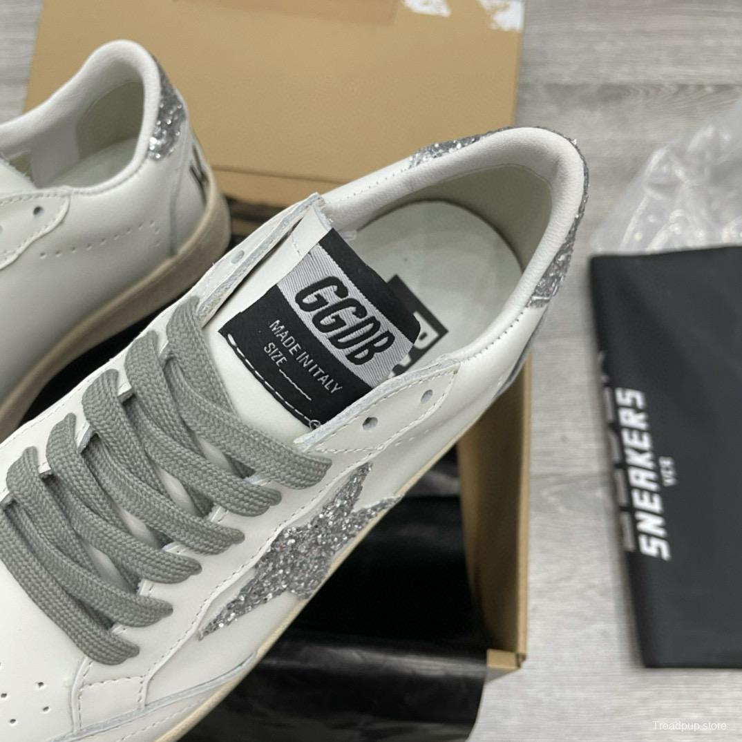 2024 Unisex GGDB White Grey Leather Sneakers MJ00260