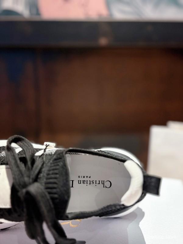 2025 Unisex Dior Black Grey Flyknit Sneaker LY00260