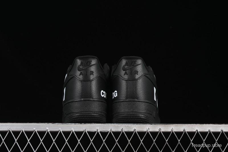Nike Comme Des Garcons Air Force 1 Low Casual Sneakers with Full-Length Air Cushion - IB9949-001