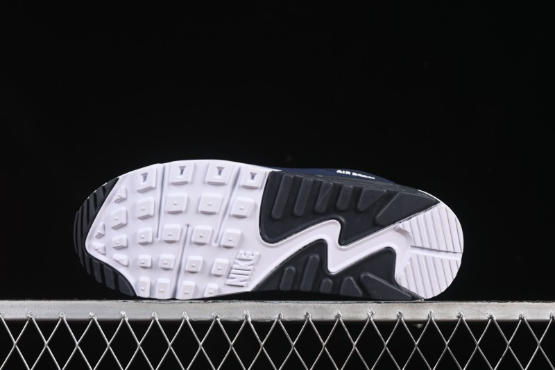 Nike Air Max 90 Retro Running Shoes with Visible Air Cushion - AJ1285-101