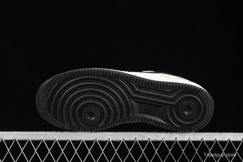 Nike Balenciaga Air Force 1'07 Low Collaboration Triple Swoosh Beige Black Casual Shoes - FR0538-090