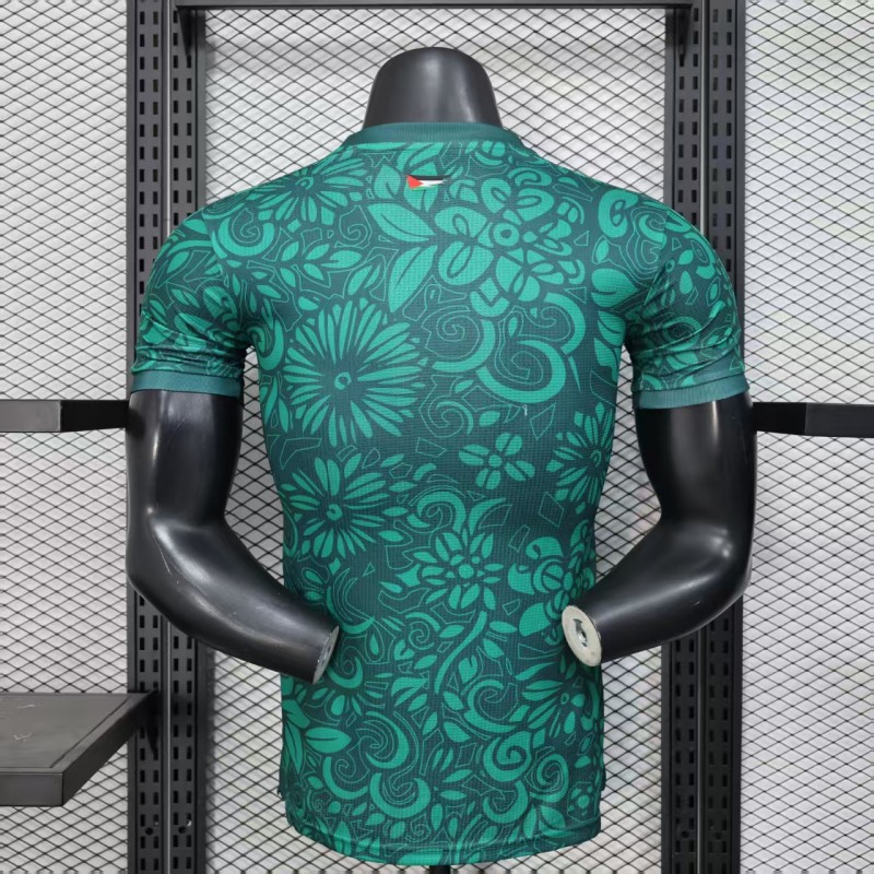 Player Version 25/26 FC Palestine Green with Traditional Islamic Pattern Jersey