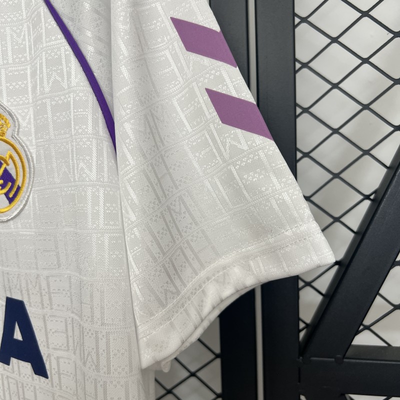 90/92 Retro Real Madrid Home Jersey