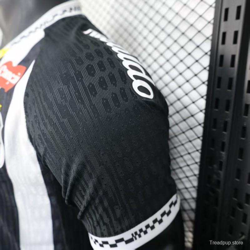 Player Version 25/26 Santos Away Jersey With Full Sponsors