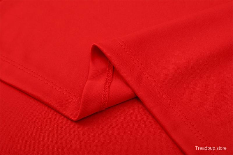 Retro 04/05 AC Milan Red Half Zipper Jacket