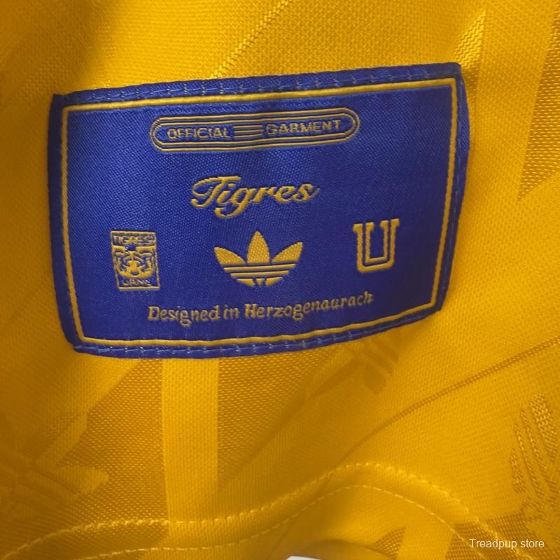 Retro Tigres UANL Yellow & Blue Classic Home Jersey
