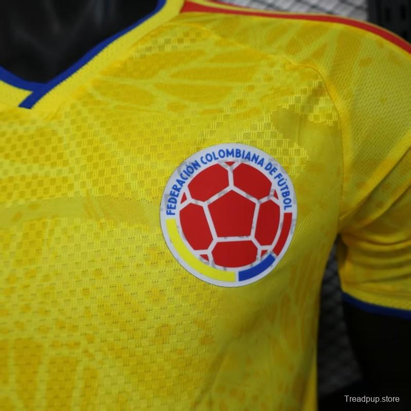 Player Version 2025 Colombia Home Jersey