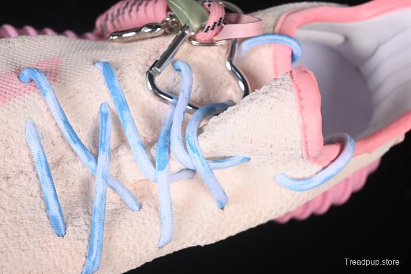 Adidas Yeezy 350 Boost V2 Running Shoes with Pink Watermelon Design - CP9366