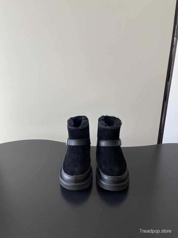 UGG 4512 Classic Buckle Flat Ultra Wool Anti-Slip Snow Boots - AS00290