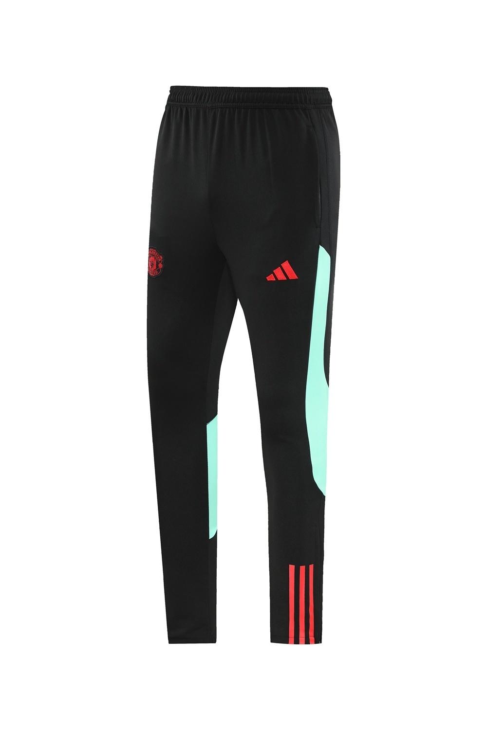 25/26 Manchester United Black Half Zipper Jacket+Long Pants