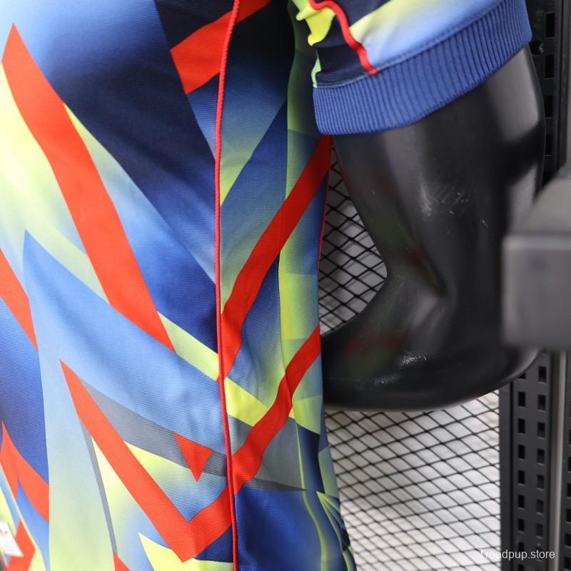 25/26 Player Version  Arsenal Third Multi-Color with Geometric Diamond Pattern Jersey