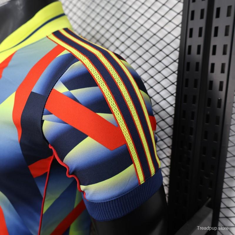 25/26 Player Version  Arsenal Third Multi-Color with Geometric Diamond Pattern Jersey