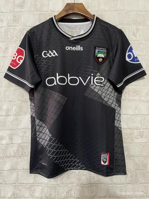 25/26 Sligo GAA Black with Geometric Pattern Jersey