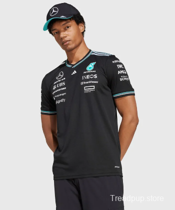 2026 F1 Mercedes-AMG Petronas F1 Team Black with Teal Trim Jersey