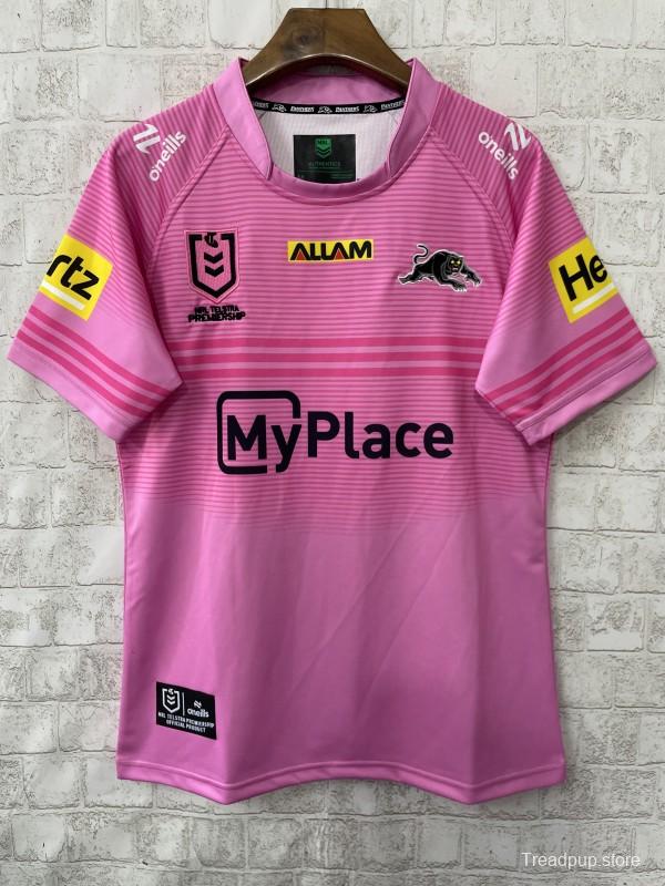 25/26 Penrith Panthers Pink with Gradient Horizontal Stripes Jersey