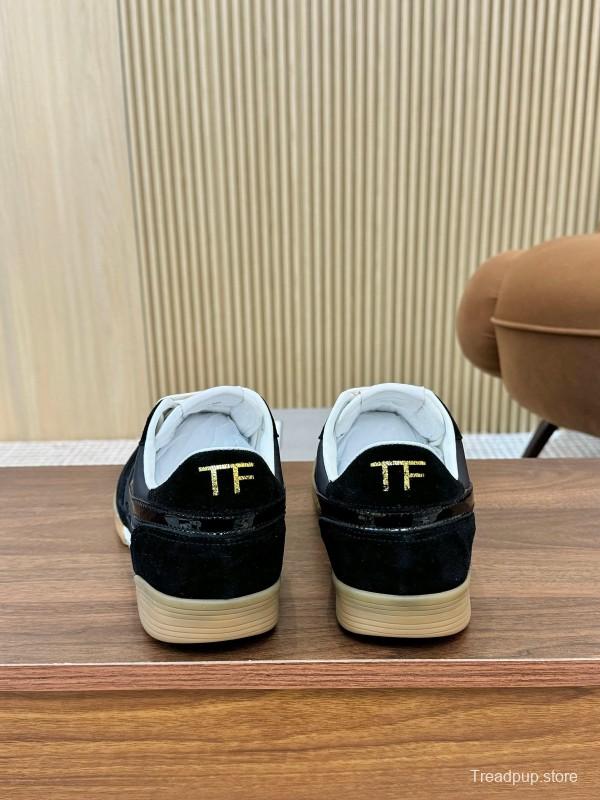 TOM FORD 2025 SS Casual Shoes with Classic Color Blocking and Imported Leather Insole - AS00350