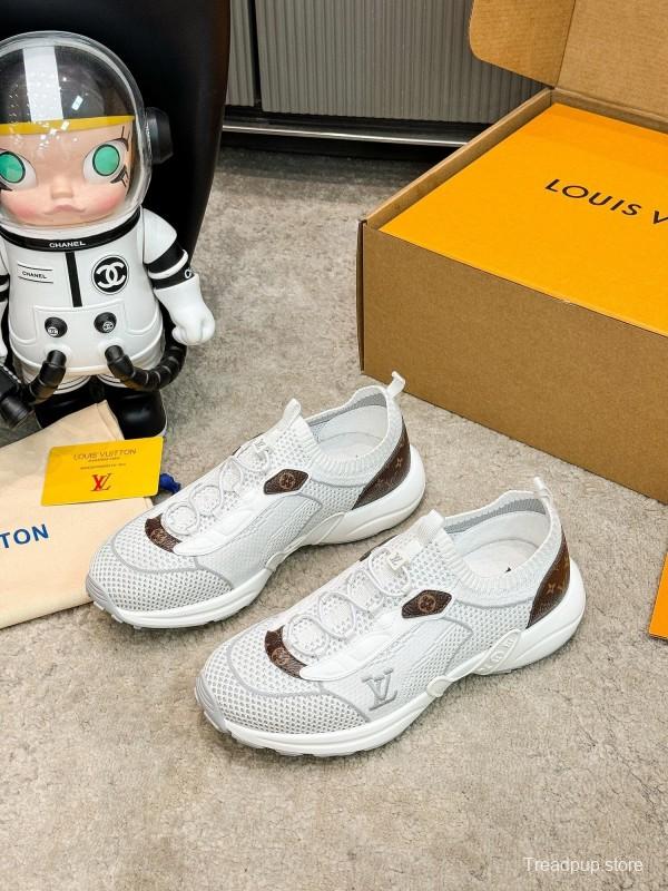 Louis Vuitton Olympia Series Knit Technology Unisex Casual Running Shoes - AS00291