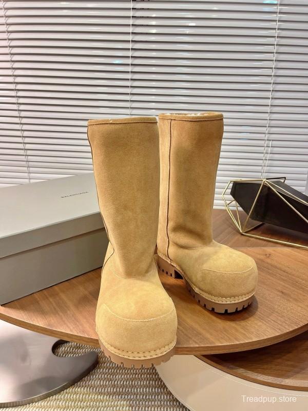 Balenciaga 2025 SS New Big Head High Heel Snow Boots - 2025SSBHB