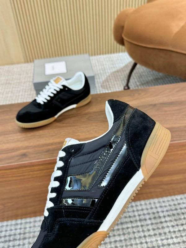 TOM FORD 2025 SS Casual Shoes with Classic Color Blocking and Imported Leather Insole - AS00350