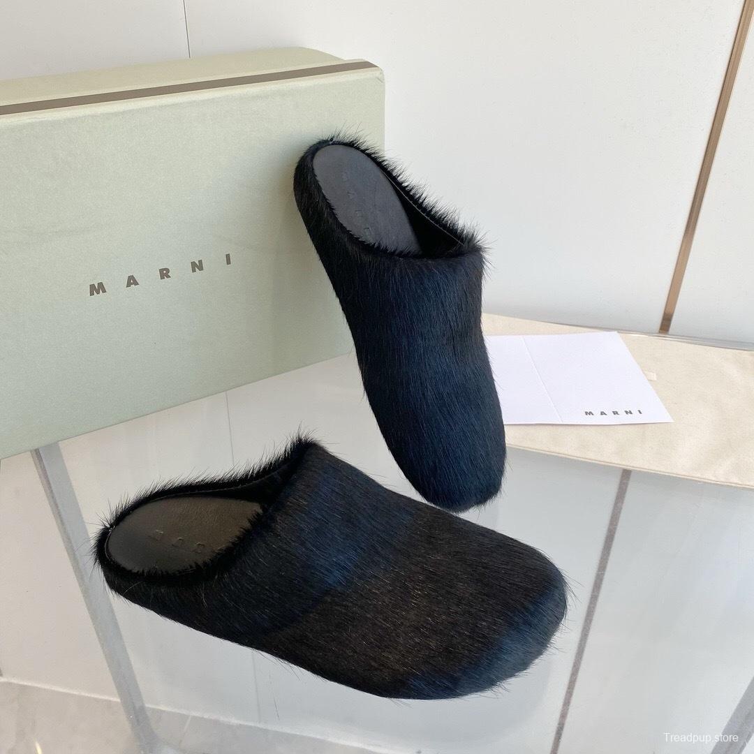 Marni 2025/SS Horsehair Loafer Shoes - LY00