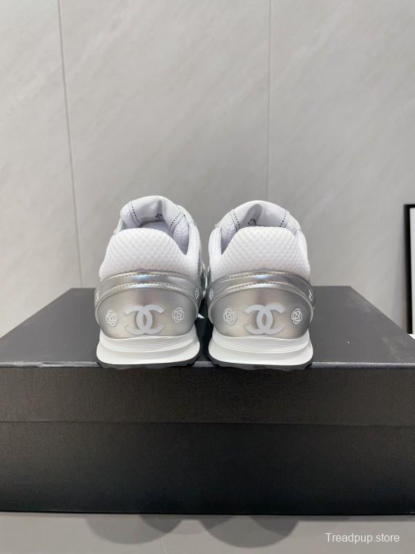 Chanel Silver Horn King II Casual Series Sports Shoes - KFY00330