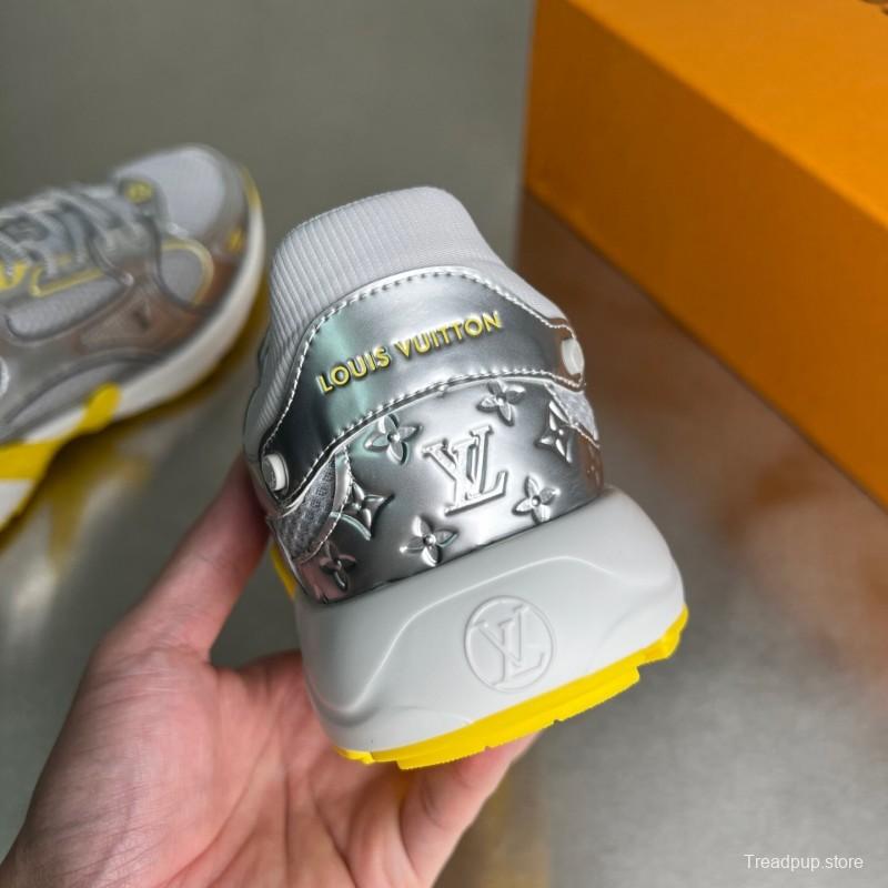 L v Olympia Round Toe Lace-Up Low Top Casual Lifestyle Shoes - YC