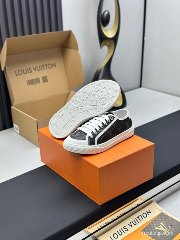 Louis Vuitton Time Out Series Animal Print Casual White Sneakers - AS00260