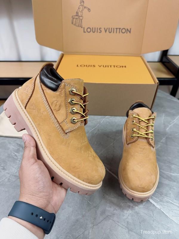 Timberland LV Monogram Ankle Boots Waterproof Suede - LY00370