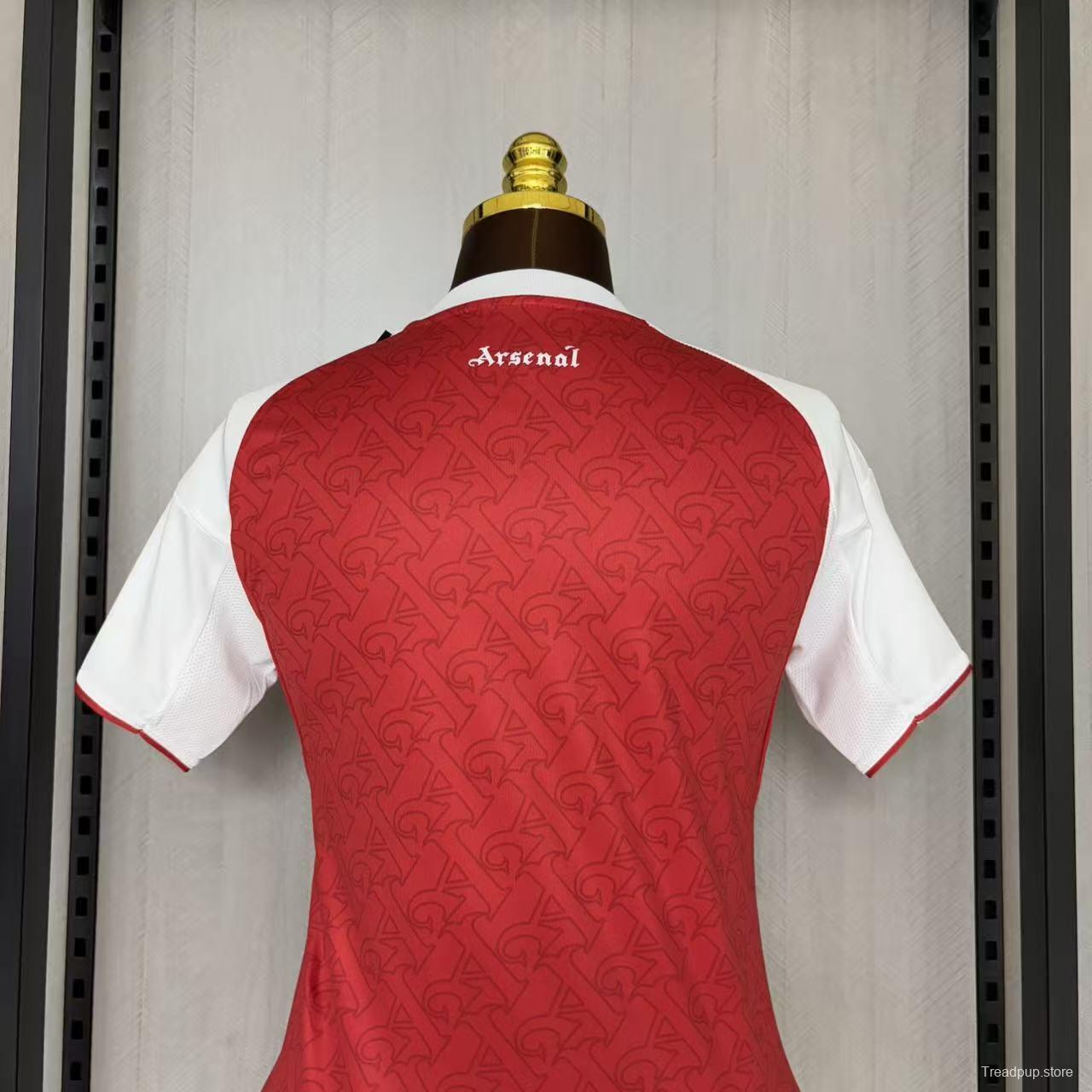 25/26 Women Arsenal Home Jersey