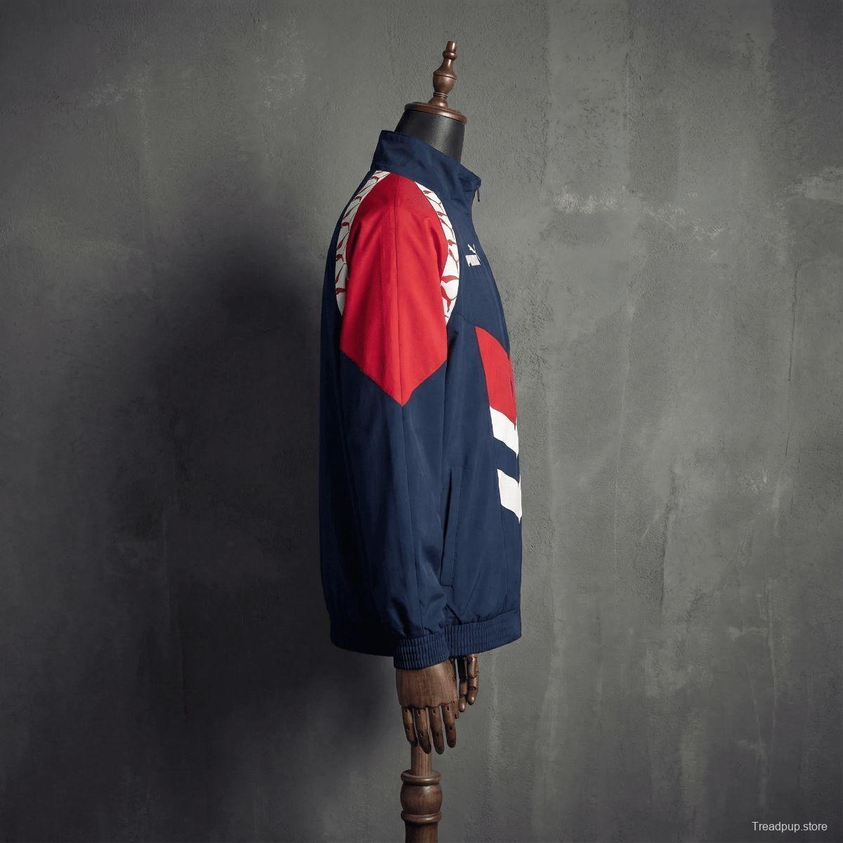 1996/97 Vintage Style Atletico Madrid Black Jacket Windbreaker