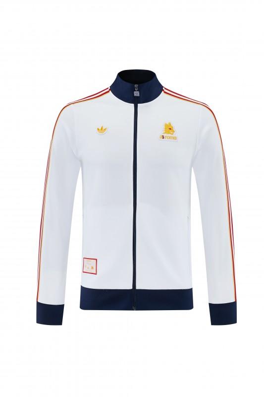 25/26 Roma White Full Zipper Jacket + Long Pants