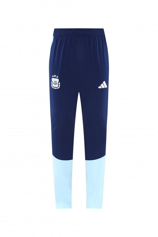 2026 Argentina Navy Blue Full Zipper Jacket + Long Pants
