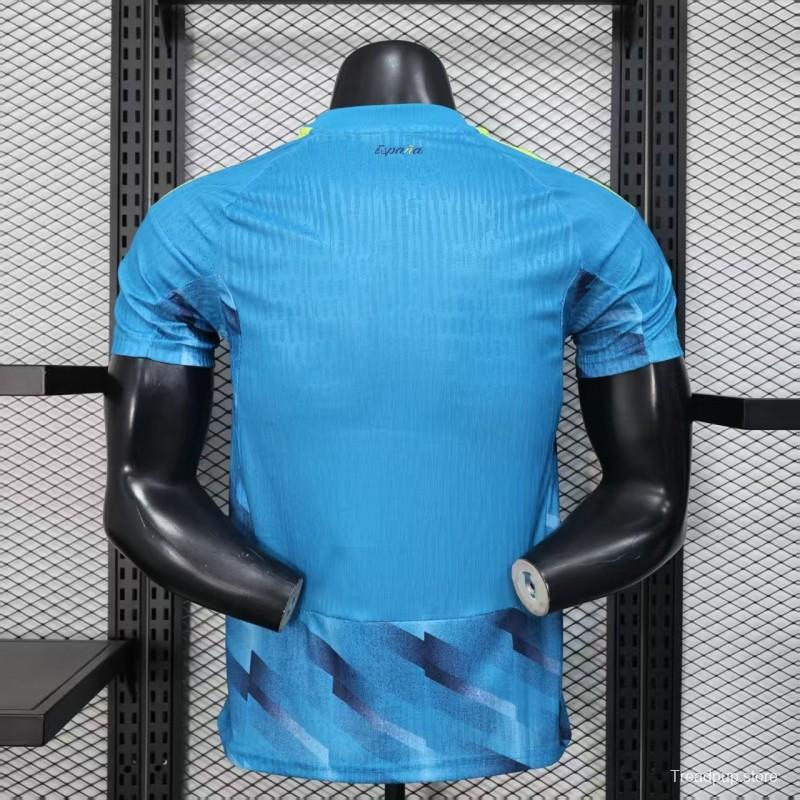 2026 Player Version Spain Away Blue Jersey