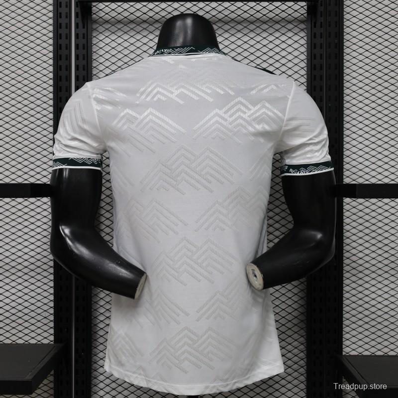 Player Version 26/27 Juventus White with Dark Green Special Edition Jersey