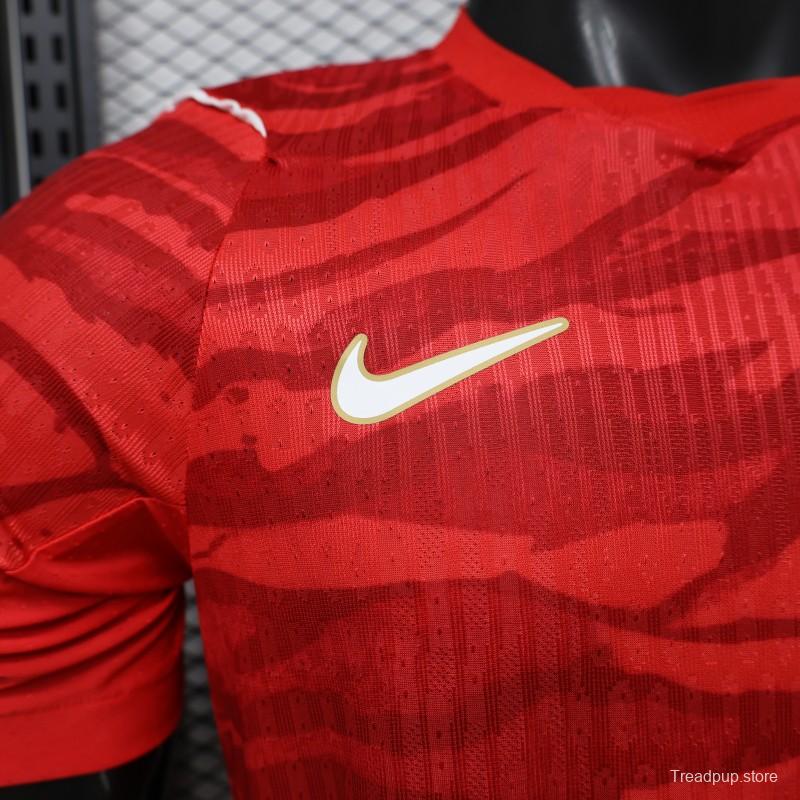 Player Version 2026 South Korea  Red  Home Jersey