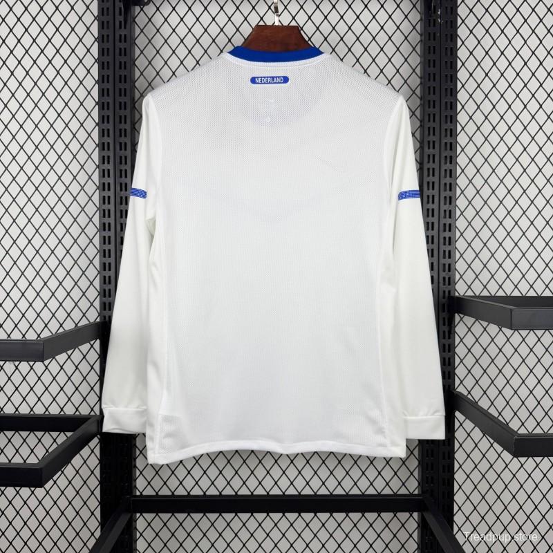 2012 Retro France Away Long Sleeve Jersey