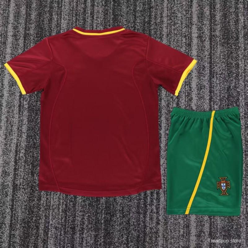 Retro Kids 2000 Portugal Home Jersey