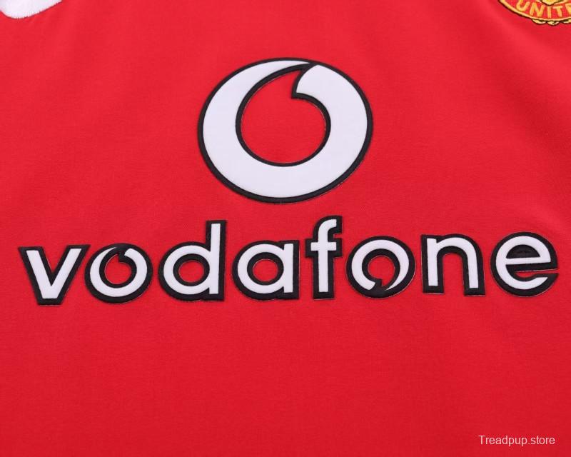 Retro Kids 02/04 Manchester United Home Jersey