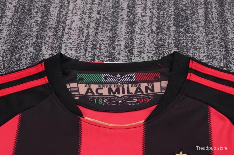 Retro Kids 11/12  AC Milan Home Jersey