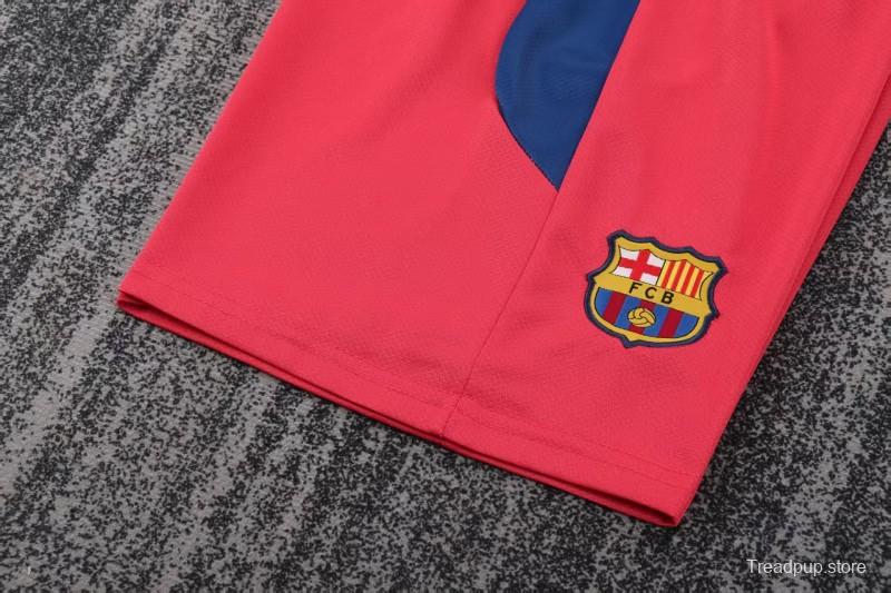 Retro Kids 10/11 Barcelona Red Blue Home Long Sleeve Jersey