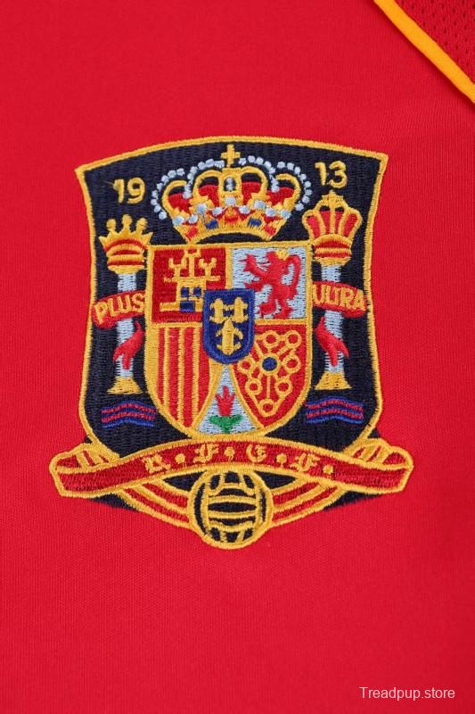 Retro Kids 2008 Spain Home Jersey