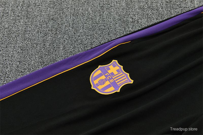 Player Version 26/27  Barcelona Light GreyHalf Zipper Jacket+Long Pants