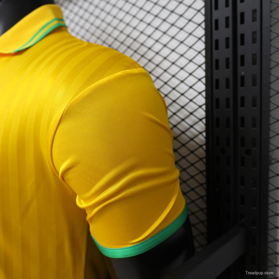 Player Version 2026 Brazil × Jordan Brand Yellow Special Edition Home Jersey