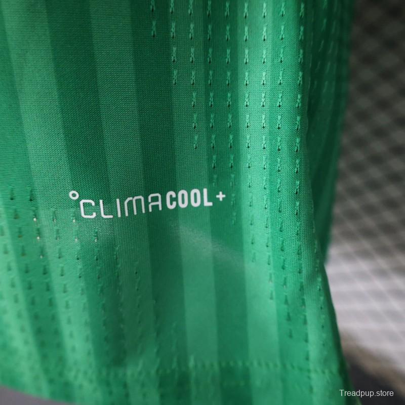 Player Version 26/27  Algeria Green Stripe V-Neck Special Edition Jersey