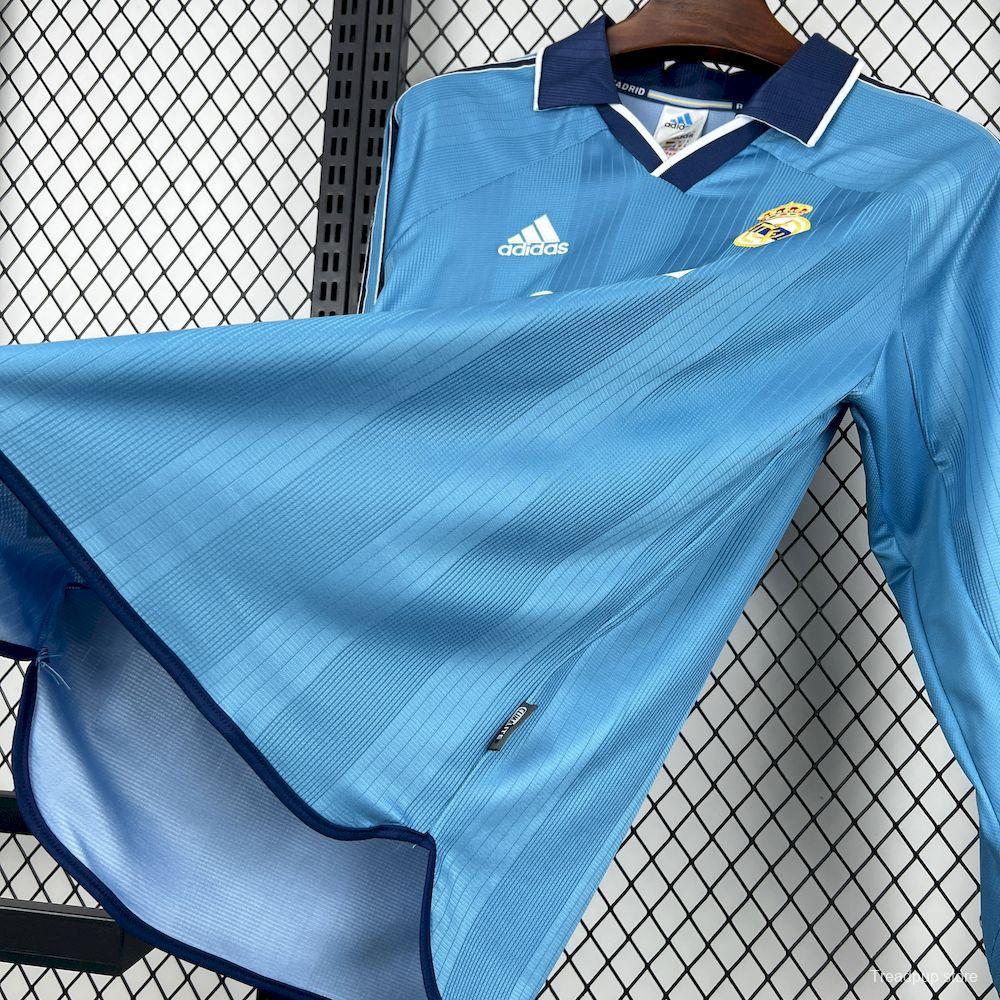 1999/00 Retro Real Madrid Third Long Sleeve Jersey